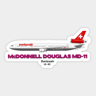 McDonnell Douglas MD-11 - Swissair Sticker